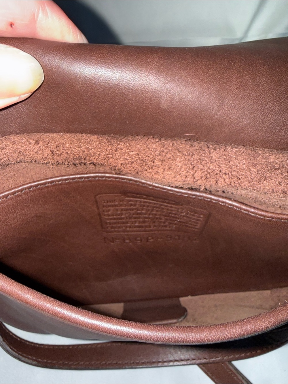 Coach Brown Leather Crossbody Bag